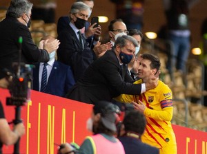 Laporta: Messi Maunya Main di Liga Santai, Sepi Penonton