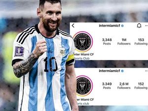 Messi Gabung, Followers IG Inter Miami Naik 1 Juta dalam Hitungan Menit