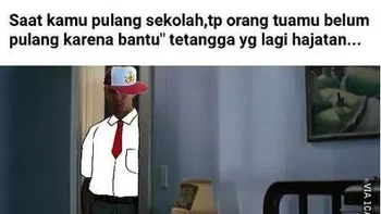 Nggak enak banget kalau pulang-pulang nggak ada emak. Foto: 1Cak