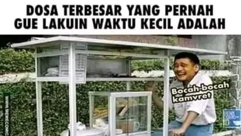 Maafin ya, abang tukang main. Selama ini sering buat salah sama abang. Foto: Facebook/Meme Comic Indonesia