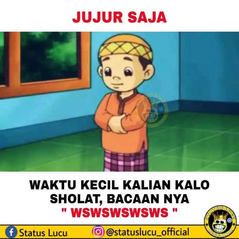 Kenangan masa kecil mendadak terlintas ketika lihat meme berikut. Ah, indahnya masa kanak-kanak.