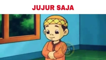 Makanya emak selalu ngingetin untuk ikut pengajian karena ada praktik salatnya. Foto: Instagram/statuslucu_official