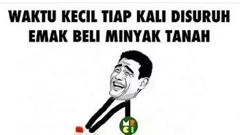 Zaman dulu kalau disuruh emak beli minyak tanah. Foto: Facebook/Nafis Tjl