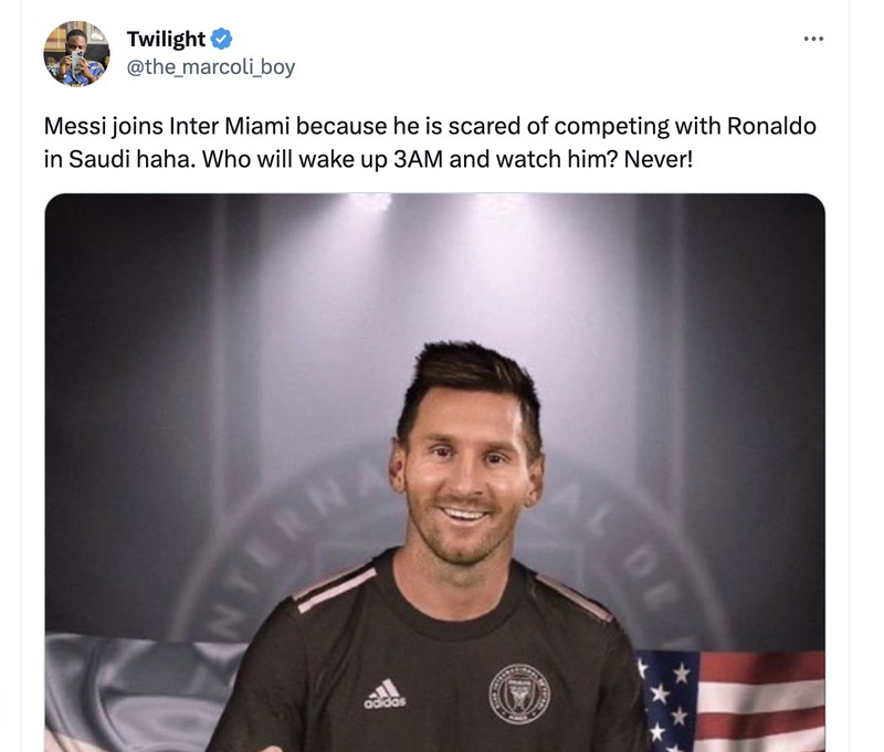 Meme Messi Inter Miami