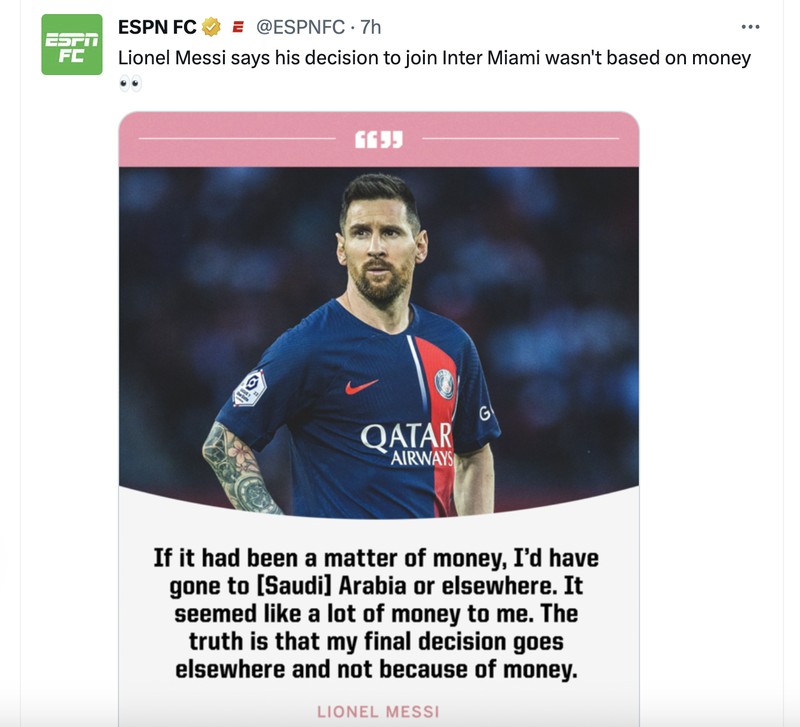 Meme Messi Inter Miami