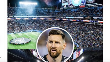 Setelah Messi gabung Inter Miami, tiket pertandingan mereka langsung meroket harganya karena permintaan yang tinggi. Foto: Twitter