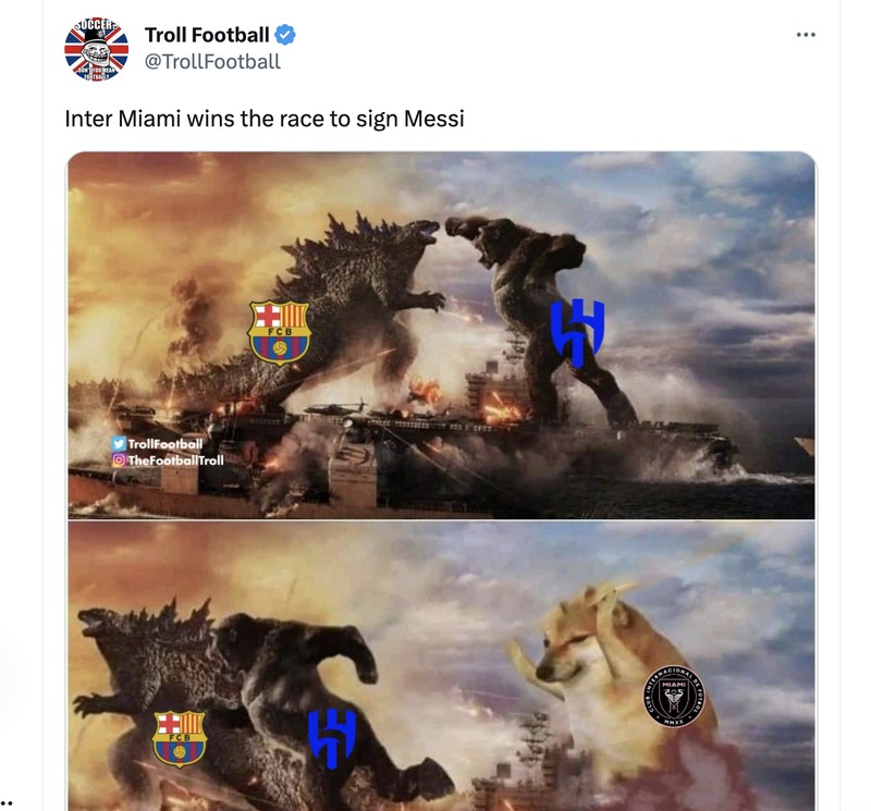 Meme Messi Inter Miami
