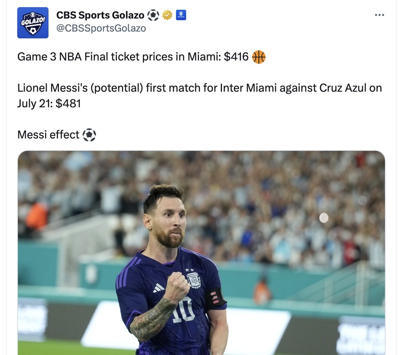 Meme Messi Inter Miami