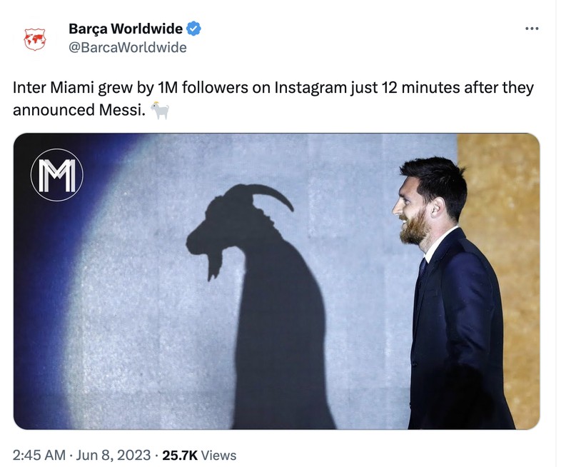 Meme Messi Inter Miami