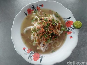 Kenyal Gurih! Pantiaw dengan Siraman Kuah Ikan Khas Bangka