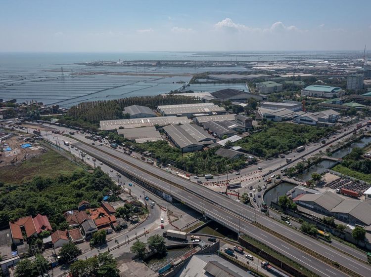 Potret Rekayasa Lalin Proyek Jalan dan Jembatan Tol Kaligawe Semarang