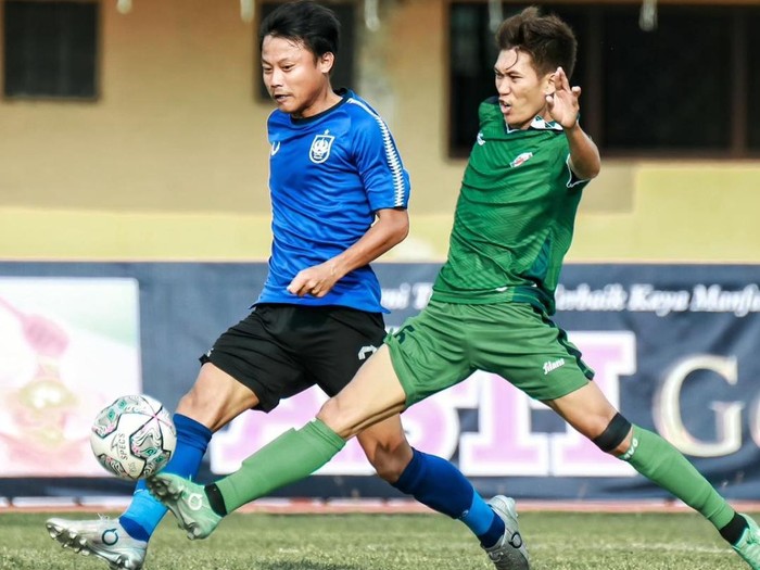 PSIS Semarang saat melakoni laga uji coba melawan Persik Kendal. Diunggah Kamis (8/6/2023).