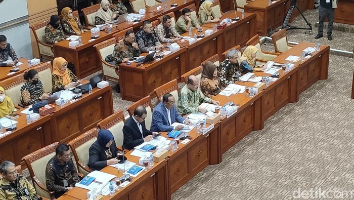 Rapat dengar pendapat dengan Komisi III.(Dwi/detikcom)