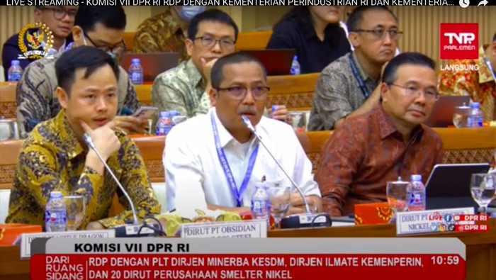 Rapat Dengar Pendapat Komisi VII dengan Kementerian ESDM dan bos smelter