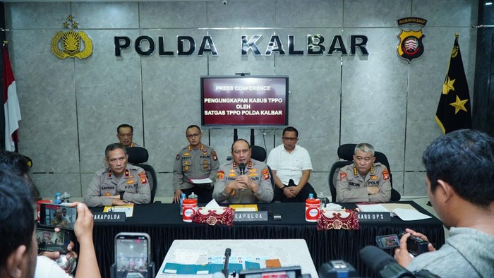 Rilis Polda Kalbar terkait CPMI ilegal.