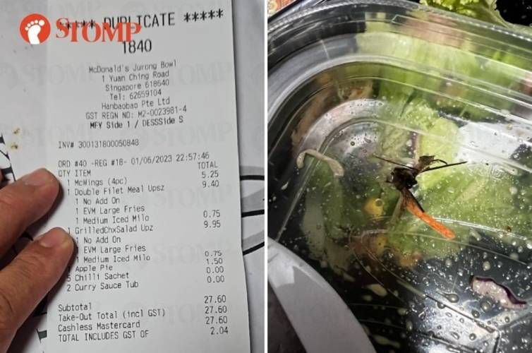Zonk! Beli Salad via Drive Thru, Pelanggan Ini Nyaris Telan Serangga