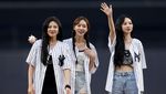 Foto-foto aespa Lakukan First Pitch di Pertandingan Bisbol