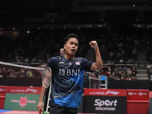 Indonesia Open 2023: Ginting Lanjut ke Babak 16 Besar