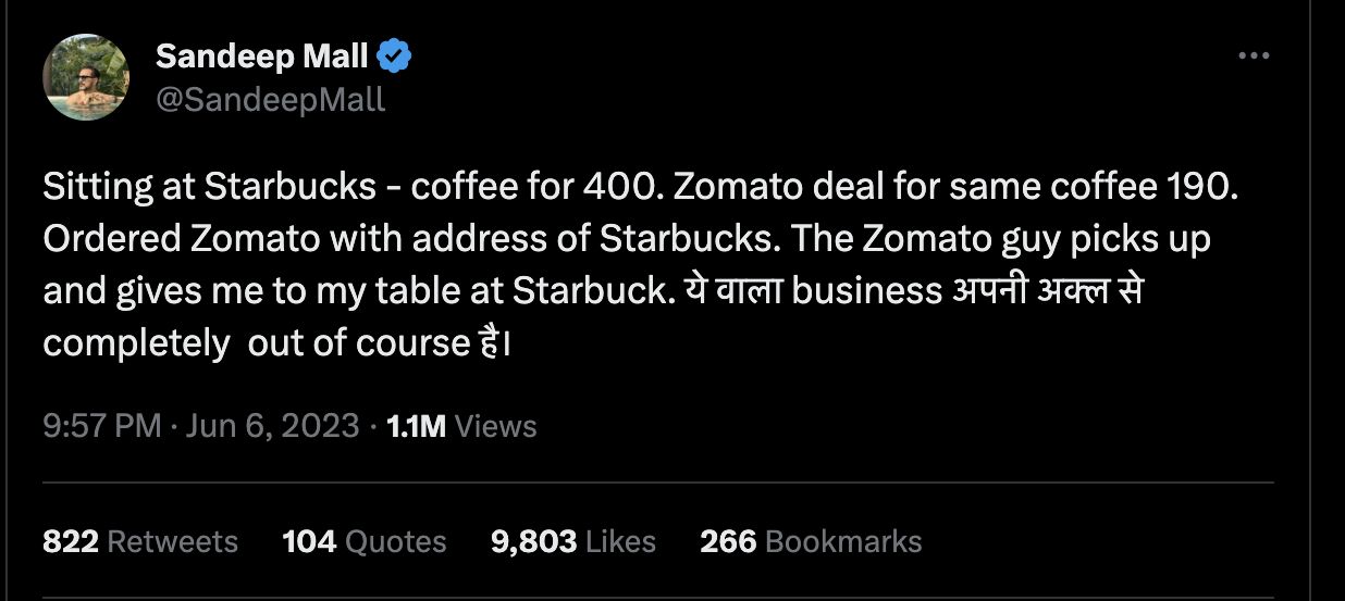 Demi Dapat Promo Starbucks Rp 34 Ribu,  Pengunjung Pria Lakukan Trik Ini!