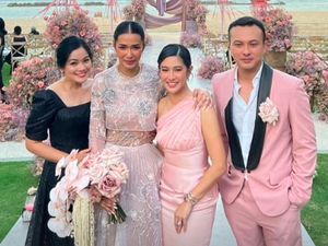 Geng AADC di Pernikahan Adinia Wirasti: Nicholas Saputra-Dian Sastro