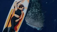 Gisel tak mau membuang kesempatan langka ini. Foto: Instagram Gisel