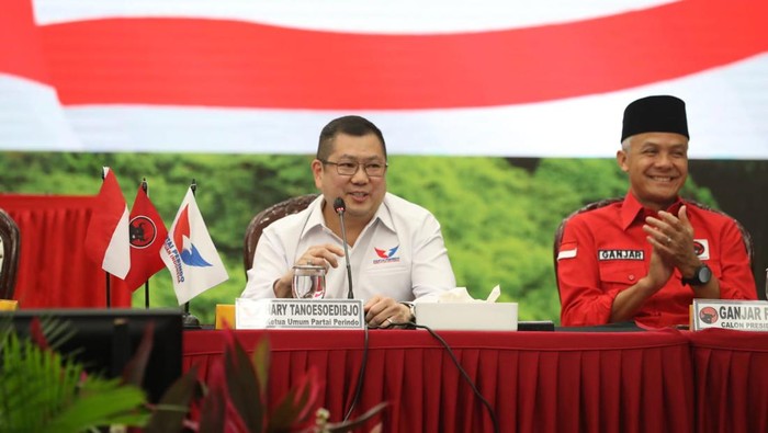 Hary Tanoesoedibjo dan Ganjar Pranowo