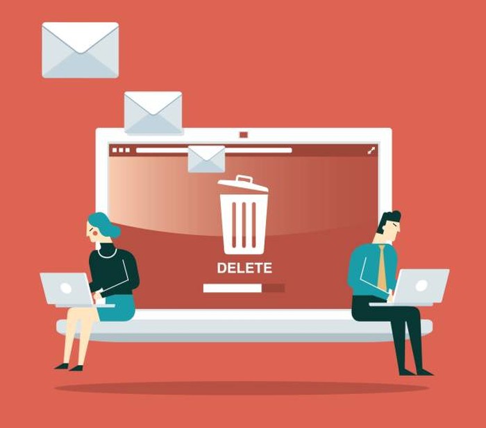Delete file. Cleaning digital memory