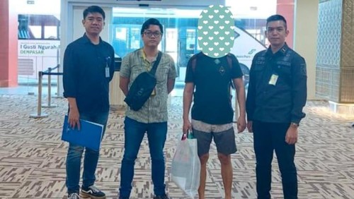 Kantor Imigrasi Ngurah Rai mendeportasi tiga WNA asal China dan Denmark pada hari yang sama, Kamis (8/6/2023).