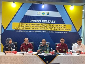 Imigrasi Surabaya Tunda Keberangkatan 597 PMI Nonprosedural hingga Juni 2023