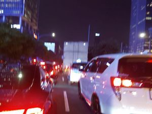 Jalan Gatsu dari Pancoran Arah Slipi Macet 2,3 Km