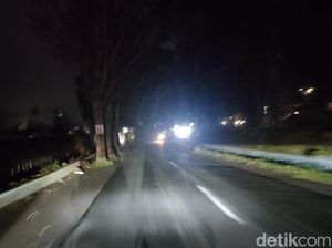 Duh! Jalan Cipanas Lama Garut Gelap Gulita