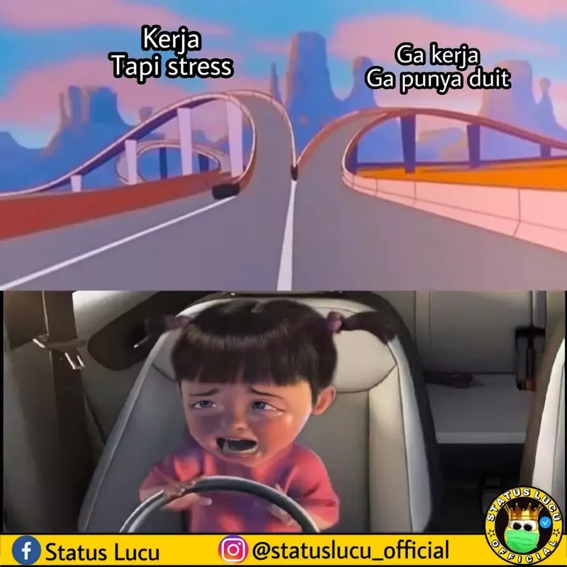 Setelah dewasa, kita masuk ke fase baru: dunia kerja. Selamat datang gaes, tetap menyerah dan jangan semangat!