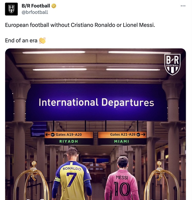 Meme Messi Ronaldo