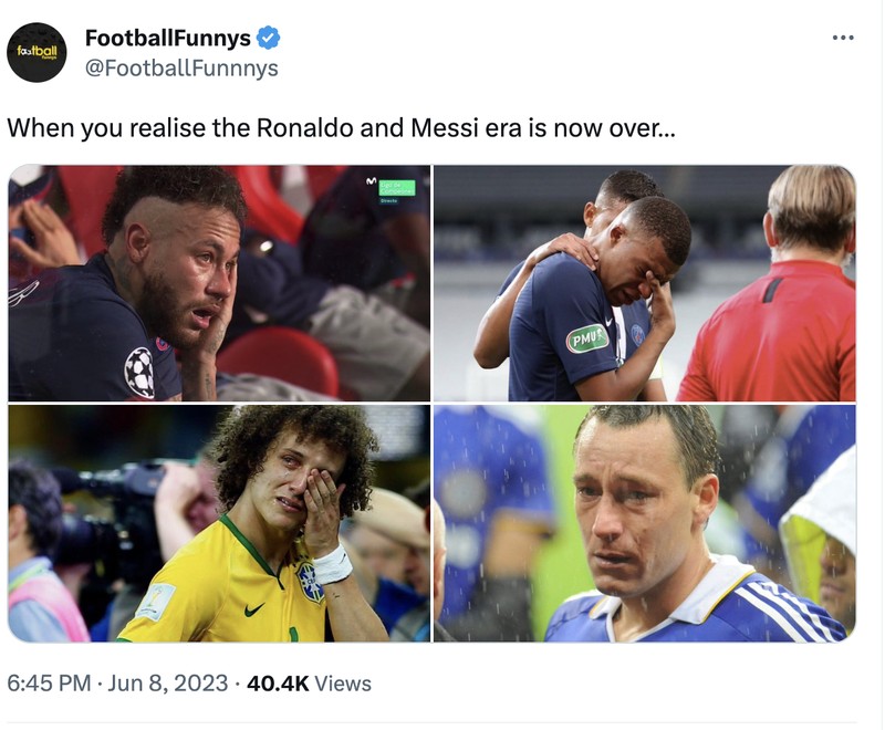 Meme Messi Ronaldo
