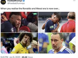 Era Messi dan Ronaldo di Eropa Sudah Berakhir, Netizen Sedih