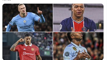 Para bintang muda penerus Ronaldo dan Messi pun siap bersinar. Foto: Twitter