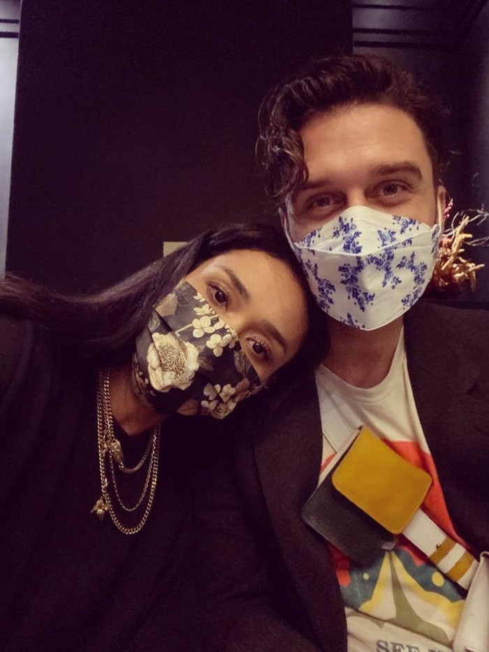 kemesraan Michael Wahr dengan Adinia Wirasti