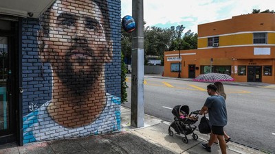 Mural Messi Mejeng di Restoran AS Usai Resmi Gabung Inter Miami