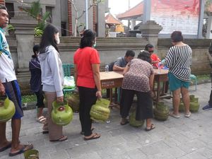 Operasi Pasar LPG 3 Kilogram di Mengwi Kalah Ramai dari Badung Selatan