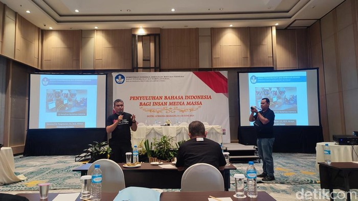 Penyluhan bahasa oleh Balai Bahasa di Manado, Sulut.
