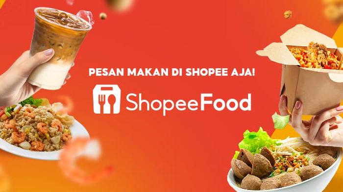 Pesan makanan di Shopee Food.