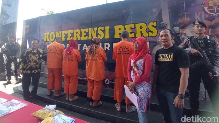 Tersangka kasus TPPO di Cirebon