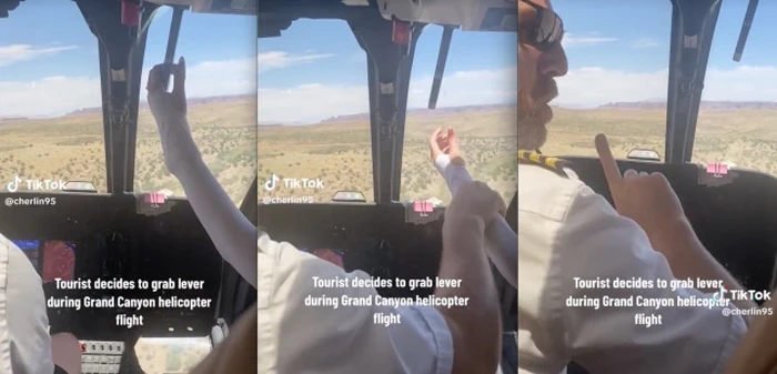 Viral video pilot helikopter