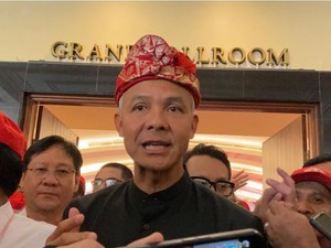 Respons Ganjar soal Puan Sebut AHY Peluang Jadi Cawapres Usai Bertemu