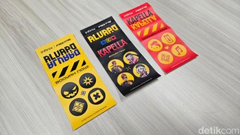 Diberikan sticker. Foto: Adi Fida Rahman/detikINET