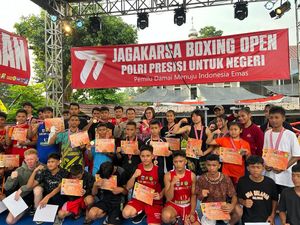 Polsek Jagakarsa Gelar Tanding Tinju Terbuka Cegah Tawuran ABG-Pemuda
