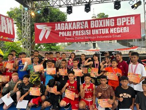 Polsek Jagakarsa Gelar Tanding Tinju Terbuka Cegah Tawuran ABG-Pemuda