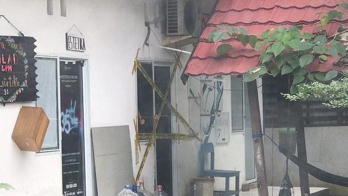 Lokasi bunker narkoba di FBS UNM. Dokumen Istimewa