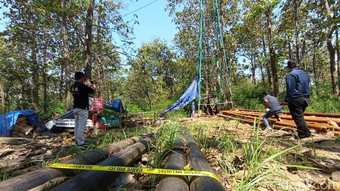 Lokasi titik LDK 27 minyak sumur tua di Ledok Blora, Jumat (9/6/2023).