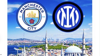 Akun resmi UEFA Champions League sudah mengumumkan laga seru nanti subuh antara Inter lawan City. Foto: Twitter